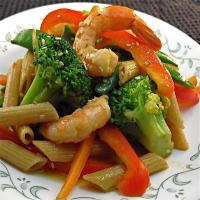 Shrimp Pasta Salad With Asian Dressing image