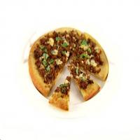 Caramelized Onion, Sausage and Basil Pizza image