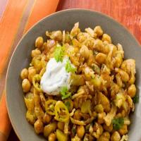 Curried Potatoes and Chickpeas image