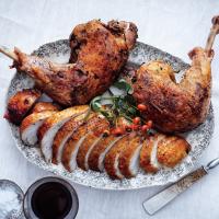 Brined Roast Turkey Breast with Confit Legs_image