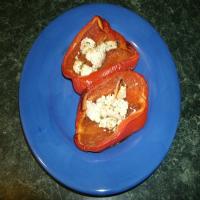 Baked Peppers With Feta Cheese image