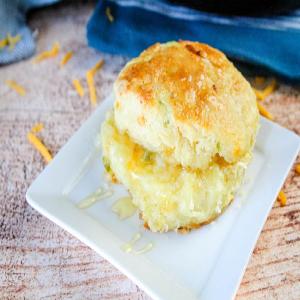 Jalapeño and Cheddar Biscuits (not your grandmother's biscuits)_image