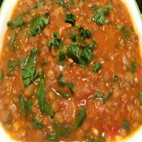 Turkish Spinach and Lentil Soup image