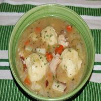 Chicken Stew Francais with Parsley Dumplings_image