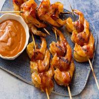 Bacon-Wrapped Prawns with Chipotle BBQ Sauce_image