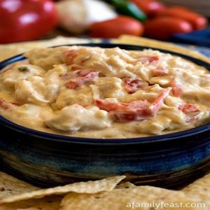 Creamy Chicken Queso Dip - A Family Feast®_image