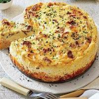 BACON AND CHEDDAR GRITS QUICHE_image