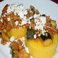 Turkey and Vegetable Ragout With Warm Polenta Rounds #A1 image