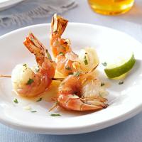 Pancetta-Wrapped Shrimp with Honey-Lime Glaze image