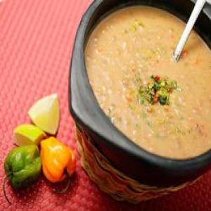 Lentil and Coconut Soup with Cilantro-Havanero Gremolata_image