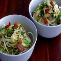 Gluten-Free Brussels Sprouts Carbonara image