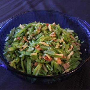 Sauteed Green Beans with Bacon and Almonds_image