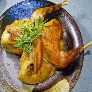 Roast Guinea Fowl with Brie image