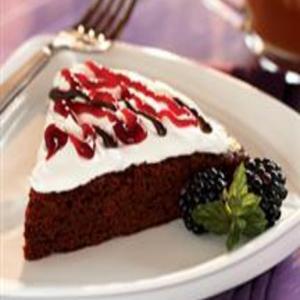 Blackberry Brownie Torte image