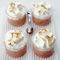 Rhubarb & strawberry meringue pots image