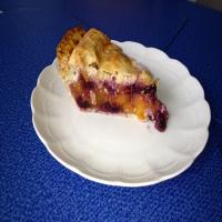 Peach Blueberry Pie image