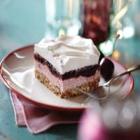 Black Cherry Layered Pretzel Dessert image