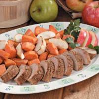 Pork with Apples and Sweet Potatoes image