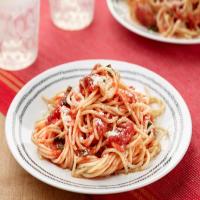 Simple Spaghetti with Tomato Sauce_image