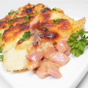 Ham and Scalloped Potato Chip Lasagna image