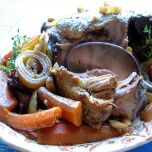 Gigot a La Cuillère - French Slow Cooked Spoon Lamb_image