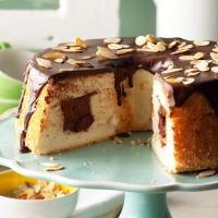 Chocolate-Filled Angel Food Cake image