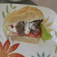 Turkish 'kofte' Sandwich_image