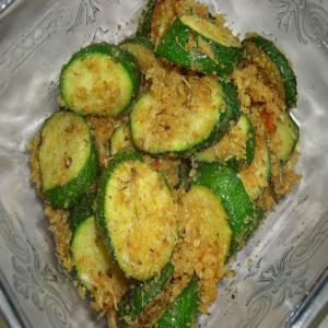 Grilled Zucchini -Parmigiano Crumbed image