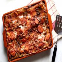 Lasagna With Roasted Eggplant, Mushrooms and Carrots image