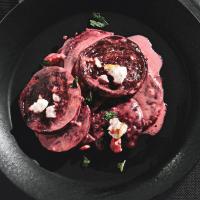 Roasted Beet and Feta Gratin with Fresh Mint_image