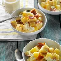 Pineapple & Cream Cheese Bread Pudding image
