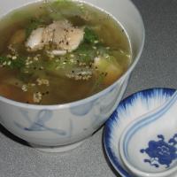 Chinese Fish and Lettuce Soup image