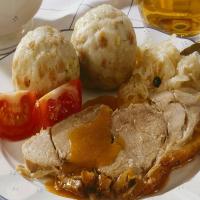 Classic Roast Pork with Dumplings and Sauerkraut_image