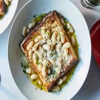 Beans and Garlic Toast in Broth image