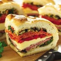 Italian Stuffed Sandwich Wedges_image
