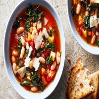 Quick Tomato, White Bean and Kale Soup image