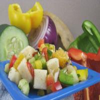 Jicama, Bell Pepper, and Citrus Salad_image