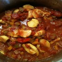 Linda's Zesty Stewed Tomatoes With Zucchini, Onions and Peppers_image