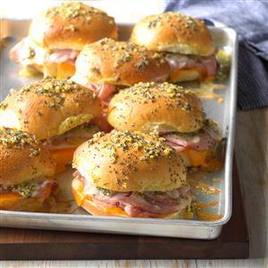 Baked Ham and Colby Sandwiches Recipe_image