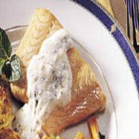 Salmon with Mint Sauce image