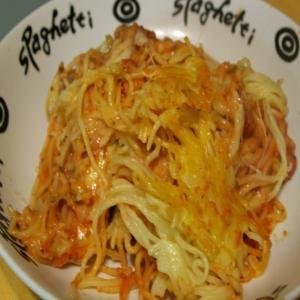 Mama's Angel Hair Pie (Spaghetti Pie) for Two image