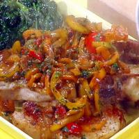 Pork Chops with Sweet and Hot Peppers image