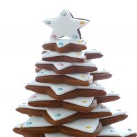 Gingerbread Star Cookie Tree_image