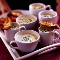 Mum's leek & potato soup with mustard toasts image