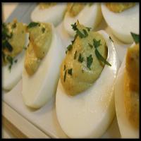 Curry Stuffed Eggs (Curried Deviled Eggs) image