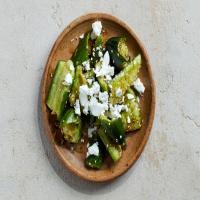 Smashed Cucumber Salad With Za'atar and Feta image