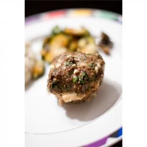 Blue Cheese, Spinach Meat Loaf Muffins_image