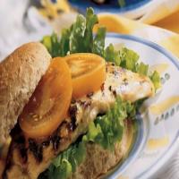Grilled Honey-Mustard Chicken Sandwiches image