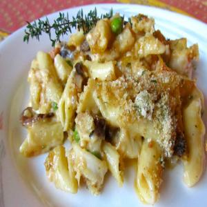 Seafood in Baked Penne and Cheese image