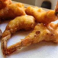 Tasty Shrimp Tempura and Sake Dipping Sauce_image